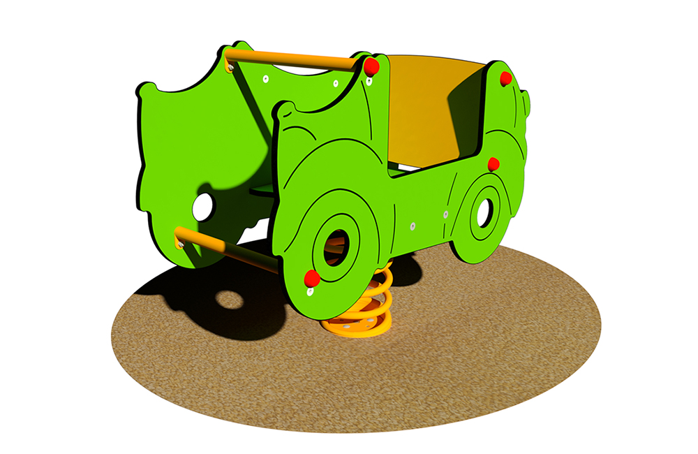 GIOCO A MOLLA GREEN CAR | 1020