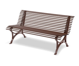 PANCA HELIA 150 GRIGIO MICACEO CORTEN - 231MICO - immagine 2