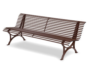 PANCA HELIA 200 (GRIGIO MICACEO-CORTEN) - 232MICO - immagine 2
