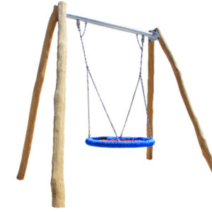 Altalena rustica con cesto di robinia - PM716RO