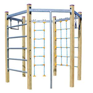 PALESTRA ESAGONALE con arrampicata - PM822